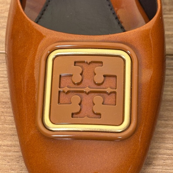 TORY BURCH Georgia Pump Women Size 9 Cuoio Orange Brown Casual Formal Office - Picture 4 of 12